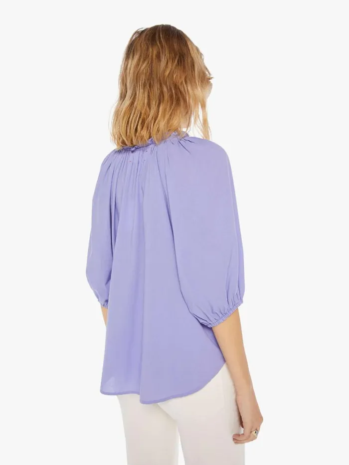 Women Mother Denim Jules Top Dark Peri