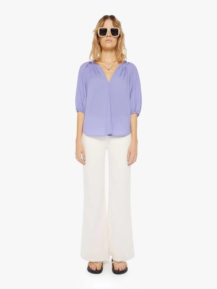Women Mother Denim Jules Top Dark Peri