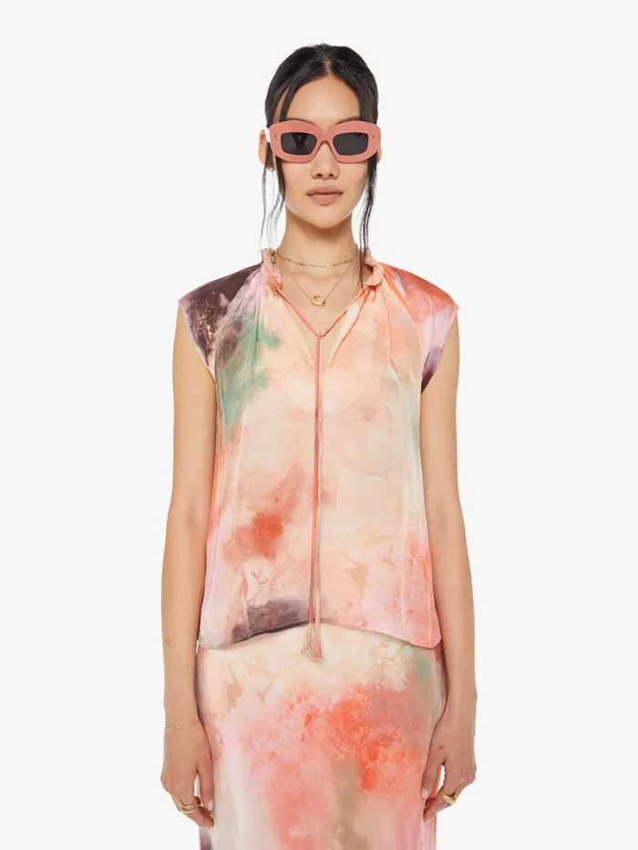 Women Mother Denim Keyla Top Wild Rose