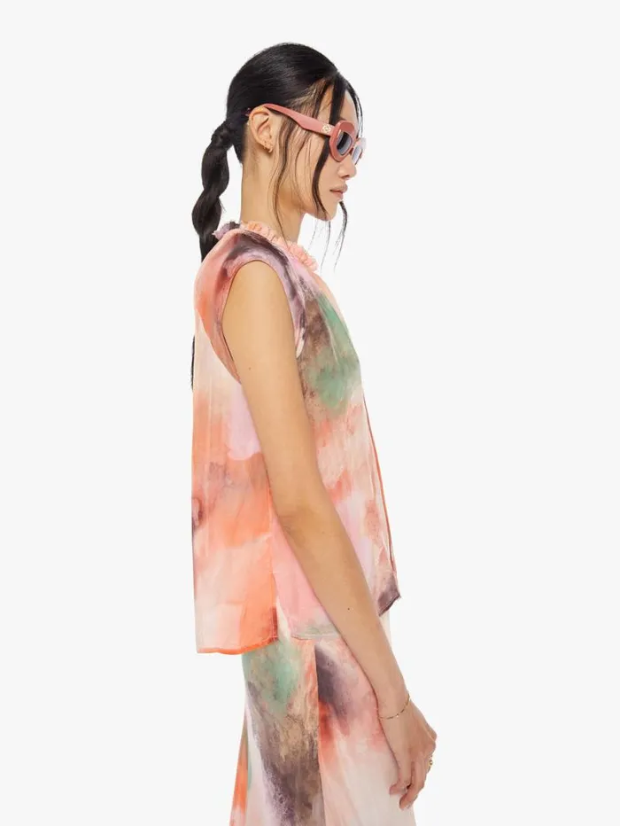 Women Mother Denim Keyla Top Wild Rose Women Mother Denim Keyla Top Wild Rose