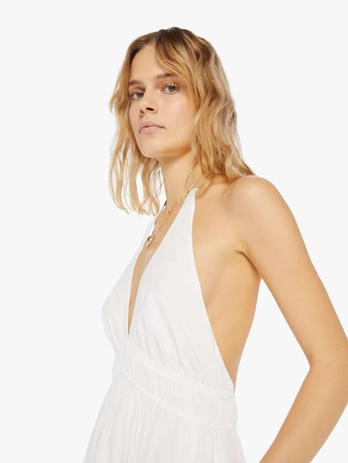Women Mother Denim Mollie Dress White