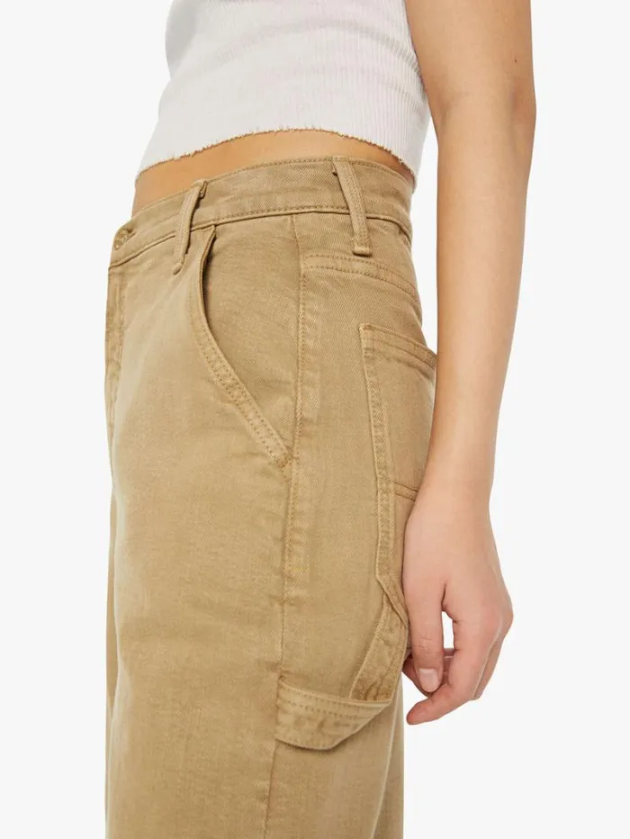 Women Mother Denim Petites The Lil039 Stud Finder Sneak Prairie Sand