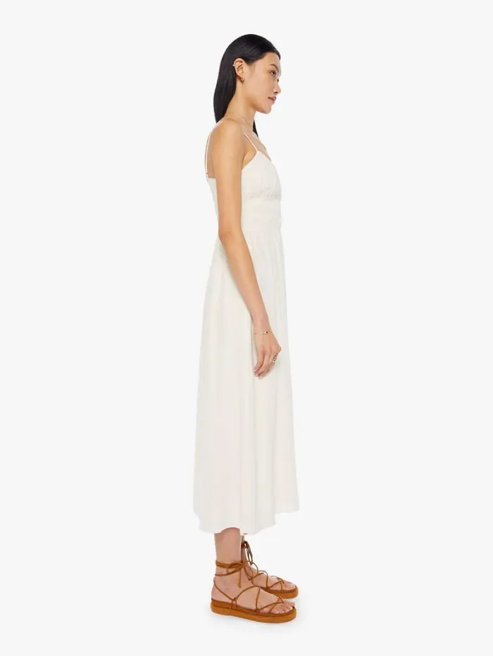 Women Mother Denim Stylla Dress White Agate