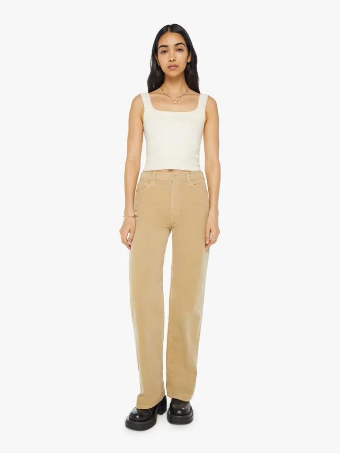 Women Mother Denim The Dodger Sneak Taos Taupe