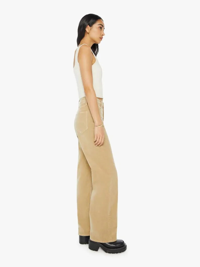 Women Mother Denim The Dodger Sneak Taos Taupe