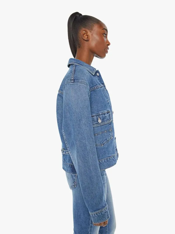Women Mother Denim The Duo Jacket Metal Magic Women Mother Denim The Duo Jacket Metal Magic
