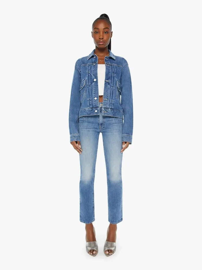 Women Mother Denim The Duo Jacket Metal Magic Women Mother Denim The Duo Jacket Metal Magic