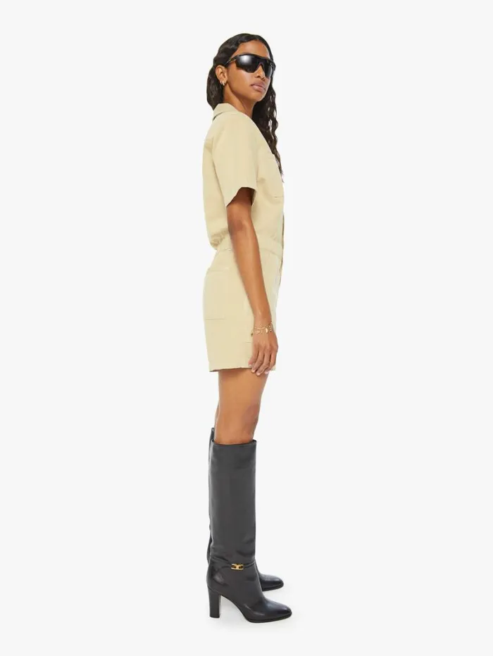Women Mother Denim The Patch Springy Romper Mojave Desert Women Mother Denim The Patch Springy Romper Mojave Desert