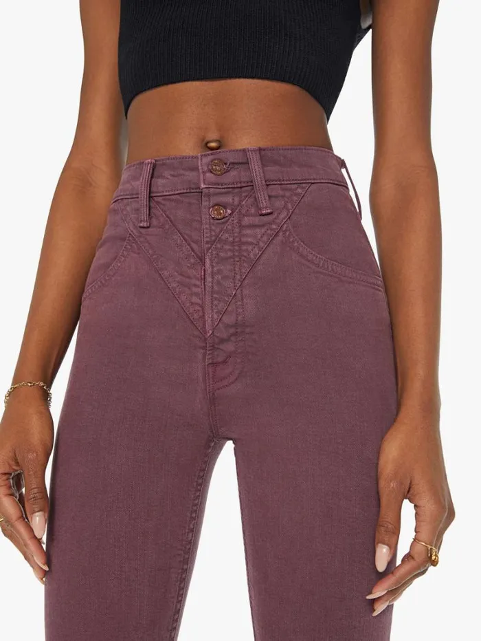 Women Mother Denim The Rocky Rider Skimp Wash Mauve Wine Women Mother Denim The Rocky Rider Skimp Wash Mauve Wine