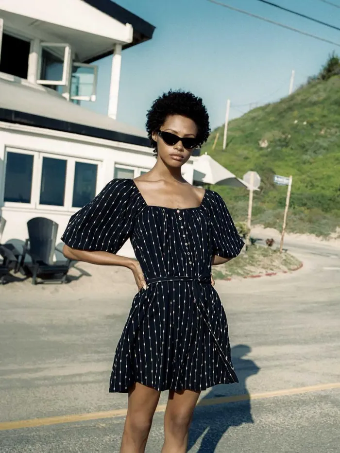 Women Mother Denim The Run Wild Dress Dotted Line Women Mother Denim The Run Wild Dress Dotted Line