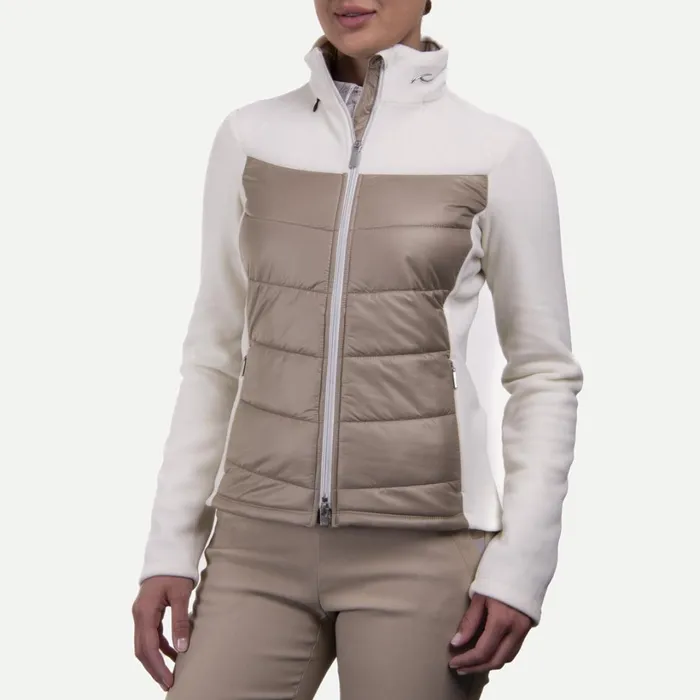 Women Mundin Midlayer Jacket Almondivory KJUS Jackets and Vests