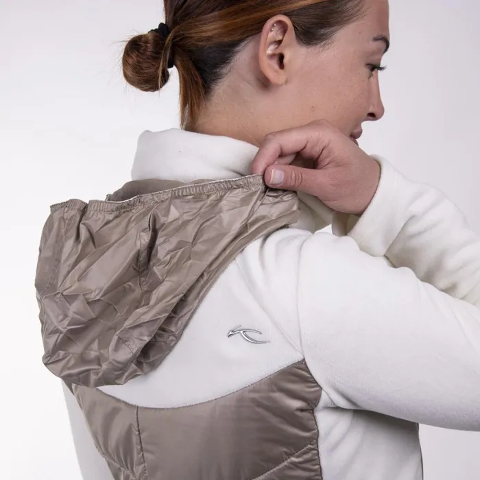 Women Mundin Midlayer Jacket Almondivory KJUS Jackets and Vests