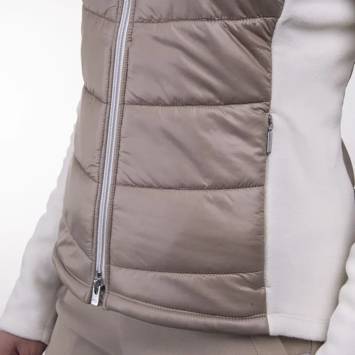 Women Mundin Midlayer Jacket Almondivory KJUS Jackets and Vests