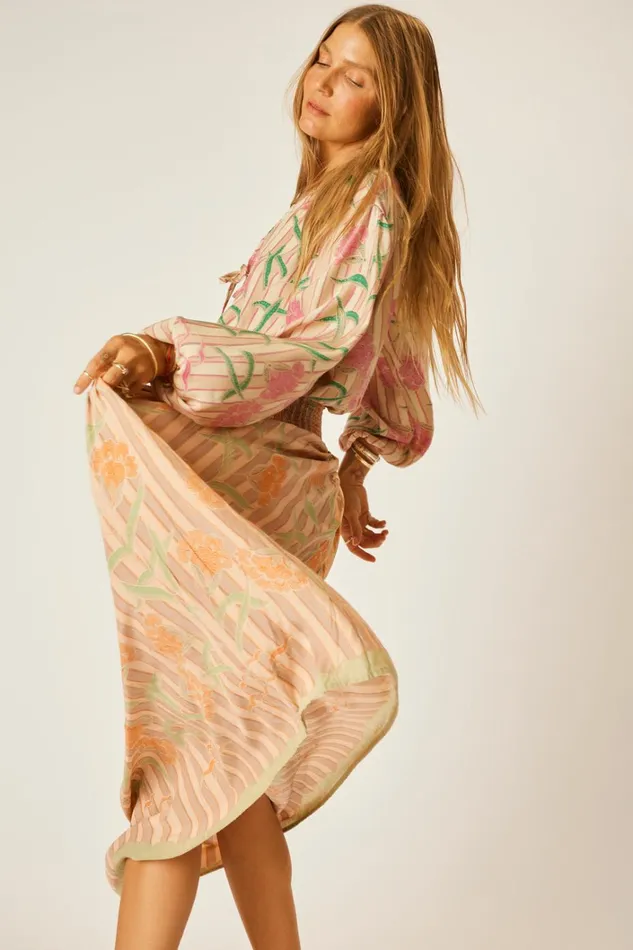 Women Natalie Martin Bottoms Bella Skirt Chamomile Apricot