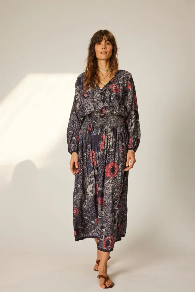 Women Natalie Martin Bottoms Bella Skirt Peacock Ink
