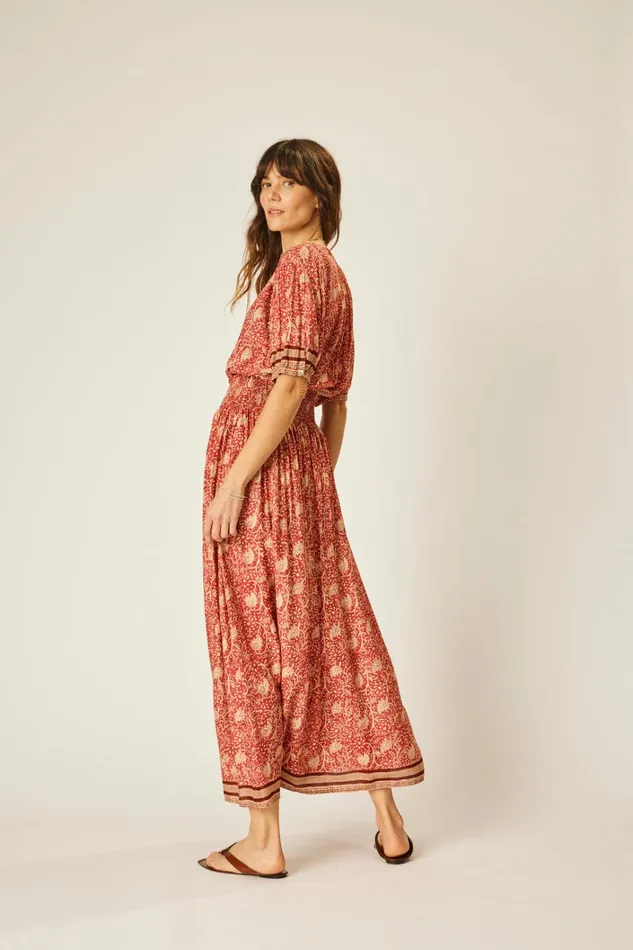 Women Natalie Martin Bottoms Bella Skirt Water Lily Terracotta Women Natalie Martin Bottoms Bella Skirt Water Lily Terracotta