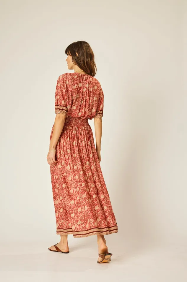 Women Natalie Martin Bottoms Bella Skirt Water Lily Terracotta Women Natalie Martin Bottoms Bella Skirt Water Lily Terracotta