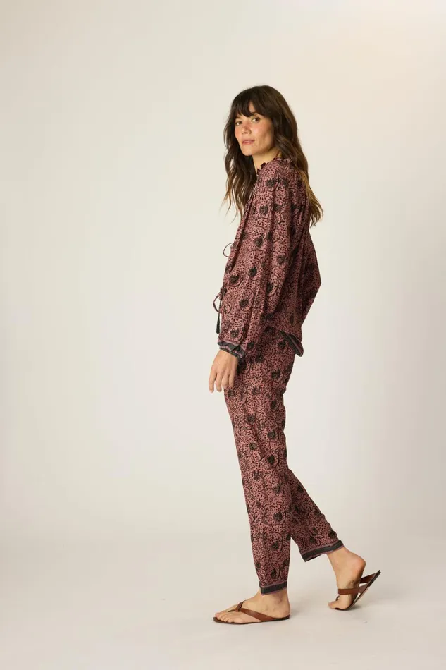 Women Natalie Martin Bottoms Bianca Pant Water Lily Mauve