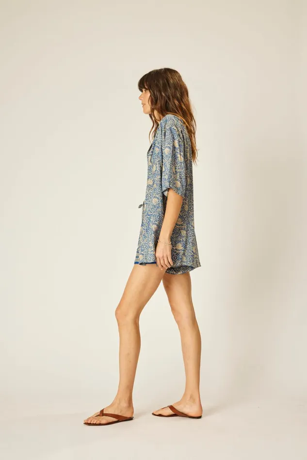 Women Natalie Martin Bottoms Jasper Short Water Lily Blue