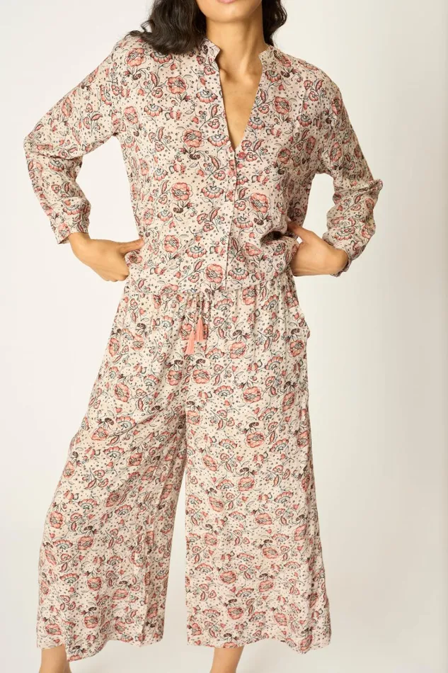 Women Natalie Martin Bottoms Lauren Pant Heirloom Rose