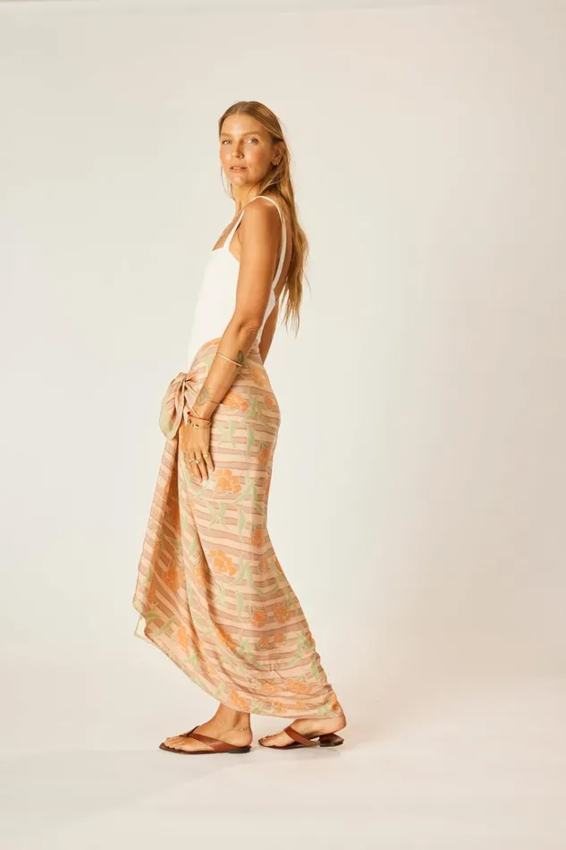 Women Natalie Martin Bottoms Sarong Chamomile Apricot Women Natalie Martin Bottoms Sarong Chamomile Apricot
