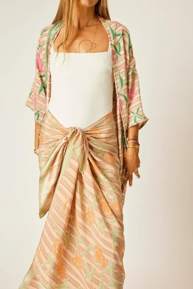 Women Natalie Martin Bottoms Sarong Chamomile Apricot Women Natalie Martin Bottoms Sarong Chamomile Apricot