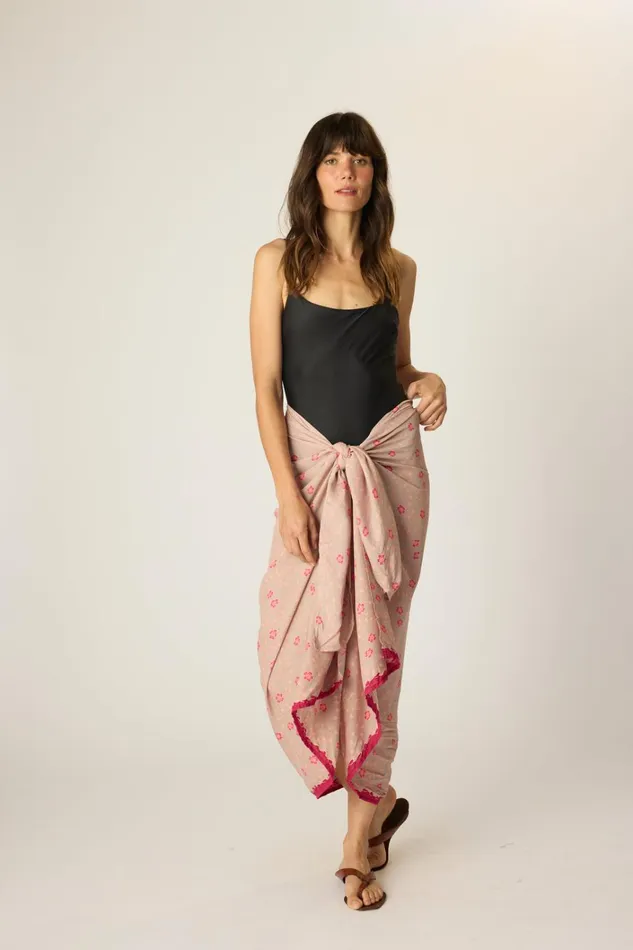 Women Natalie Martin Bottoms Sarong Pinwheel Mink Women Natalie Martin Bottoms Sarong Pinwheel Mink
