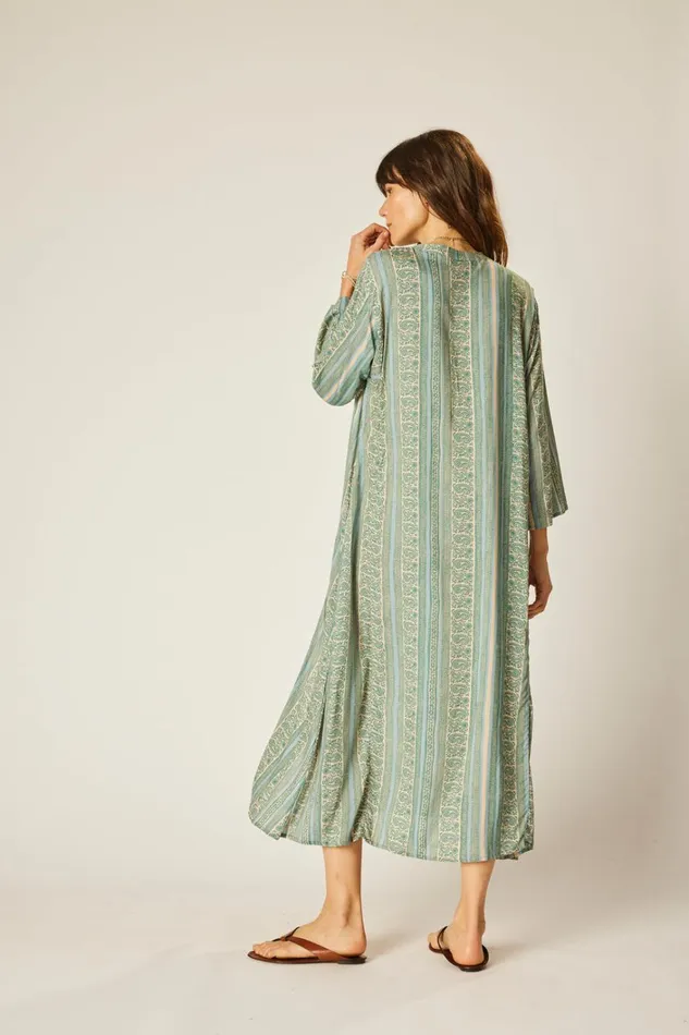 Women Natalie Martin CoverUps Isobel Dress Paisley Stripe Pool