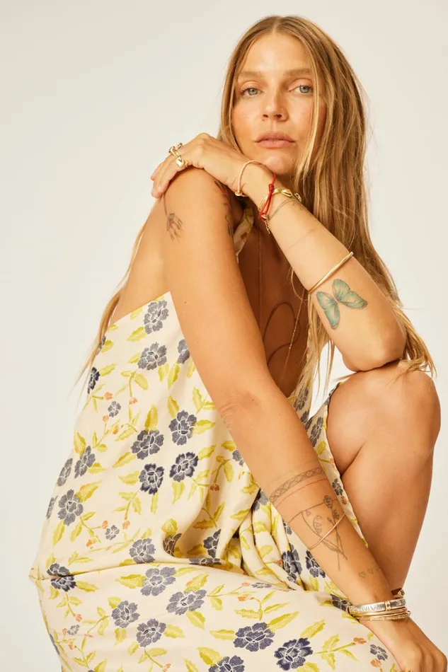 Women Natalie Martin CoverUps Lola Dress Prairie Indigo