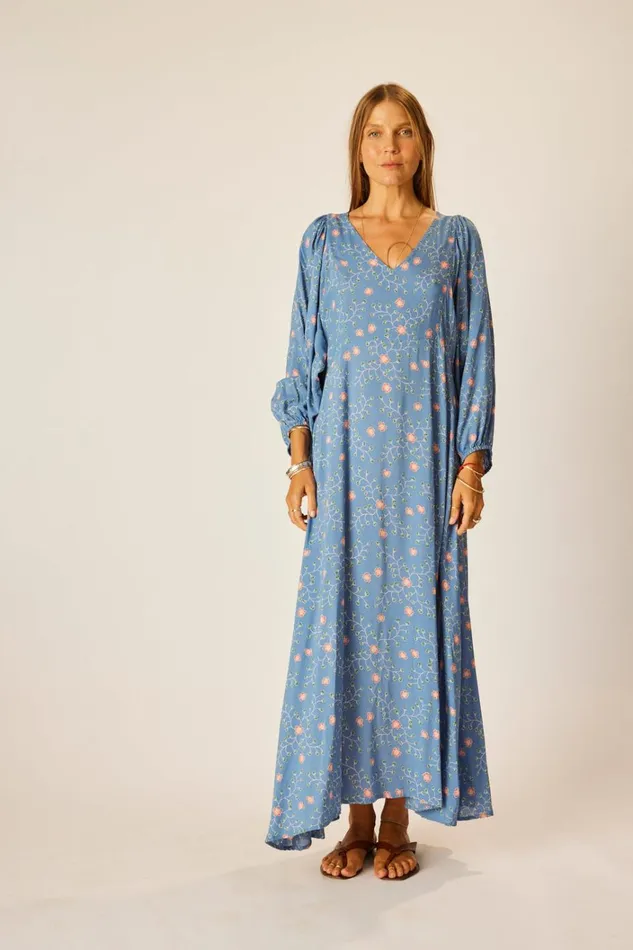 Women Natalie Martin Dresses Alice Dress Pinwheel Denim