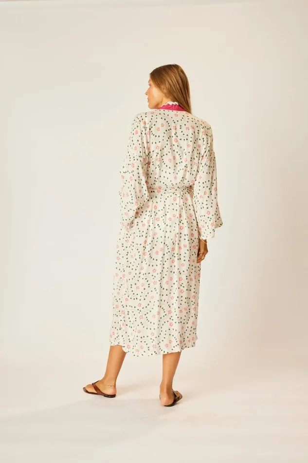 Women Natalie Martin Dresses Diane Long Robe Pinwheel Cotton Women Natalie Martin Dresses Diane Long Robe Pinwheel Cotton