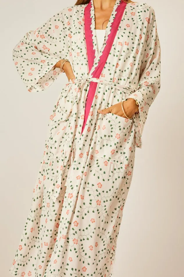 Women Natalie Martin Dresses Diane Long Robe Pinwheel Cotton Women Natalie Martin Dresses Diane Long Robe Pinwheel Cotton