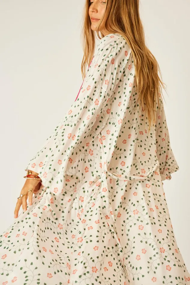 Women Natalie Martin Dresses Diane Long Robe Pinwheel Cotton Women Natalie Martin Dresses Diane Long Robe Pinwheel Cotton