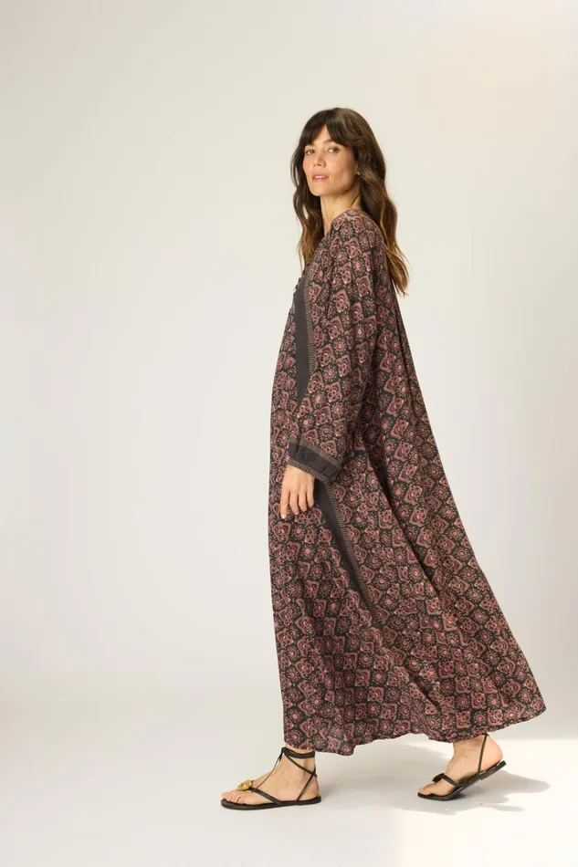 Women Natalie Martin Dresses Fiore Maxi Fleurdelis Black