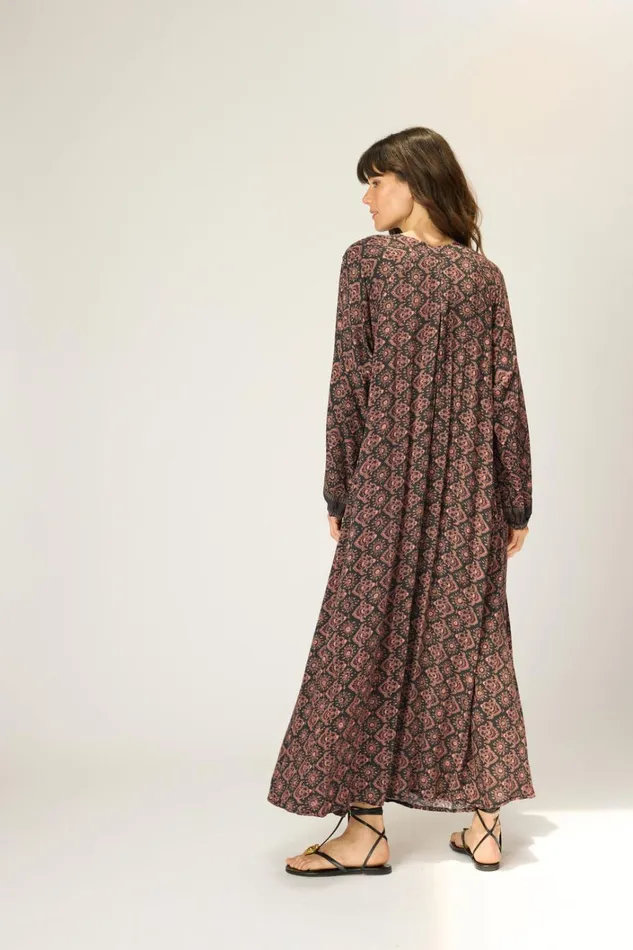 Women Natalie Martin Dresses Fiore Maxi Fleurdelis Black