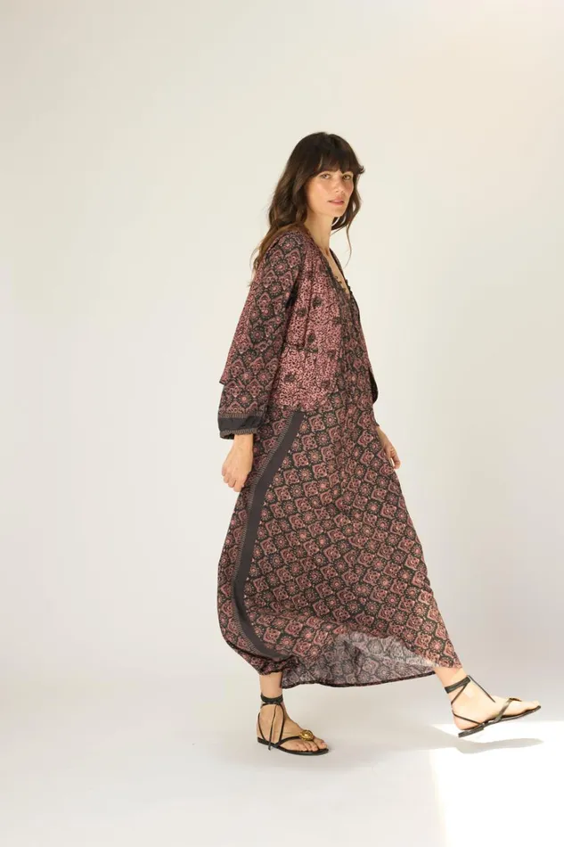 Women Natalie Martin Dresses Fiore Maxi Fleurdelis Black