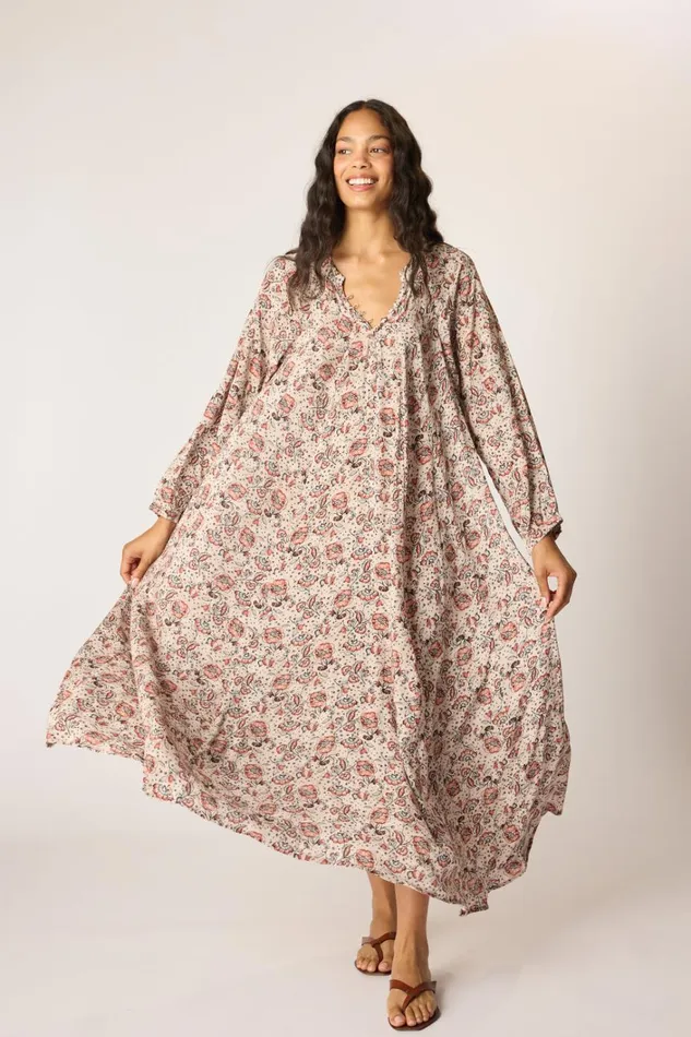 Women Natalie Martin Dresses Fiore Maxi Heirloom Rose