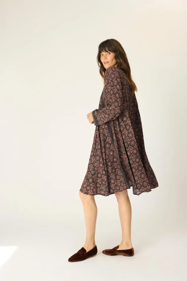 Women Natalie Martin Dresses Fiore Short Dress Fleurdelis Black