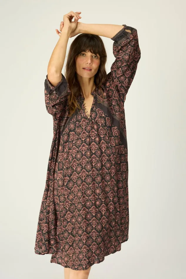 Women Natalie Martin Dresses Fiore Short Dress Fleurdelis Black