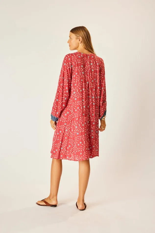 Women Natalie Martin Dresses Fiore Short Dress Pinwheel Barn Red