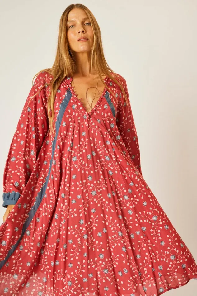 Women Natalie Martin Dresses Fiore Short Dress Pinwheel Barn Red