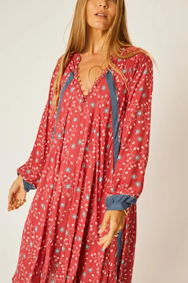 Women Natalie Martin Dresses Fiore Short Dress Pinwheel Barn Red