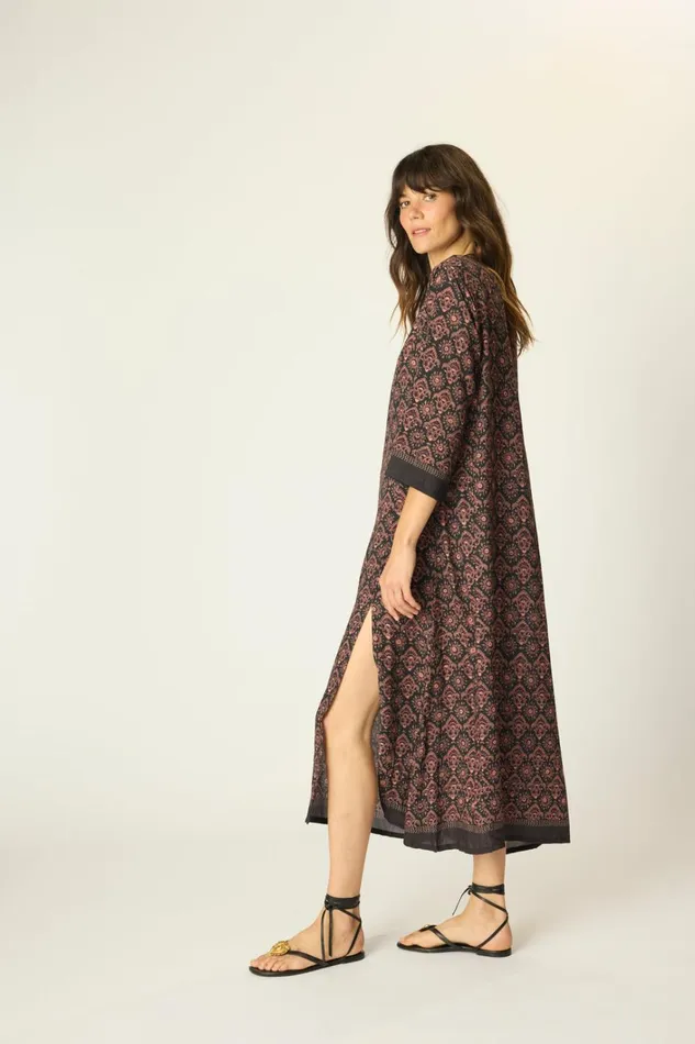 Women Natalie Martin Dresses Isobel Dress Fleurdelis Black