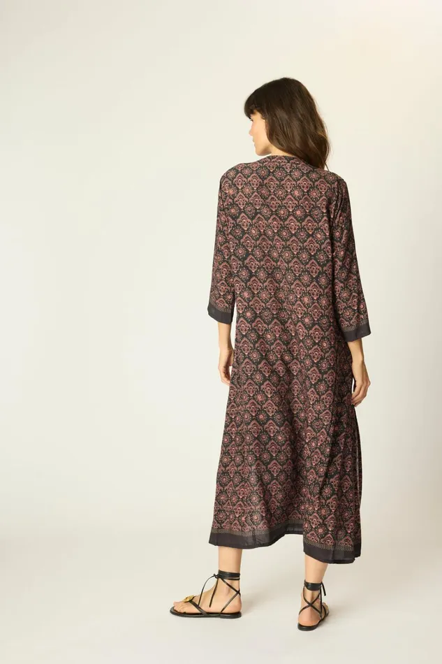 Women Natalie Martin Dresses Isobel Dress Fleurdelis Black