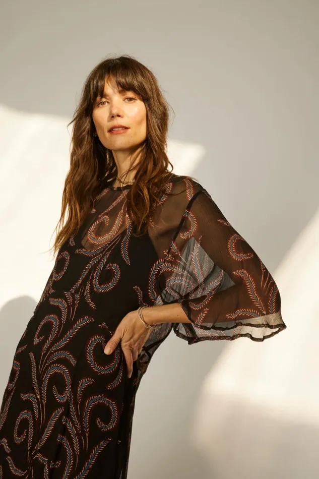 Women Natalie Martin Dresses Lily Dress Feather Chiffon