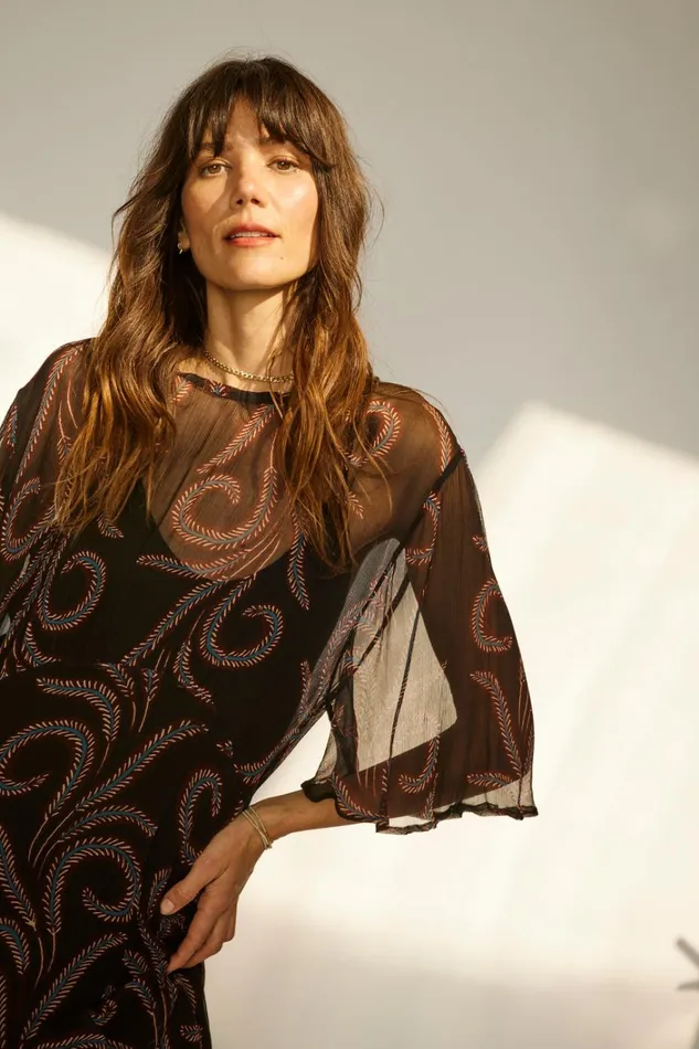 Women Natalie Martin Dresses Lily Dress Feather Chiffon
