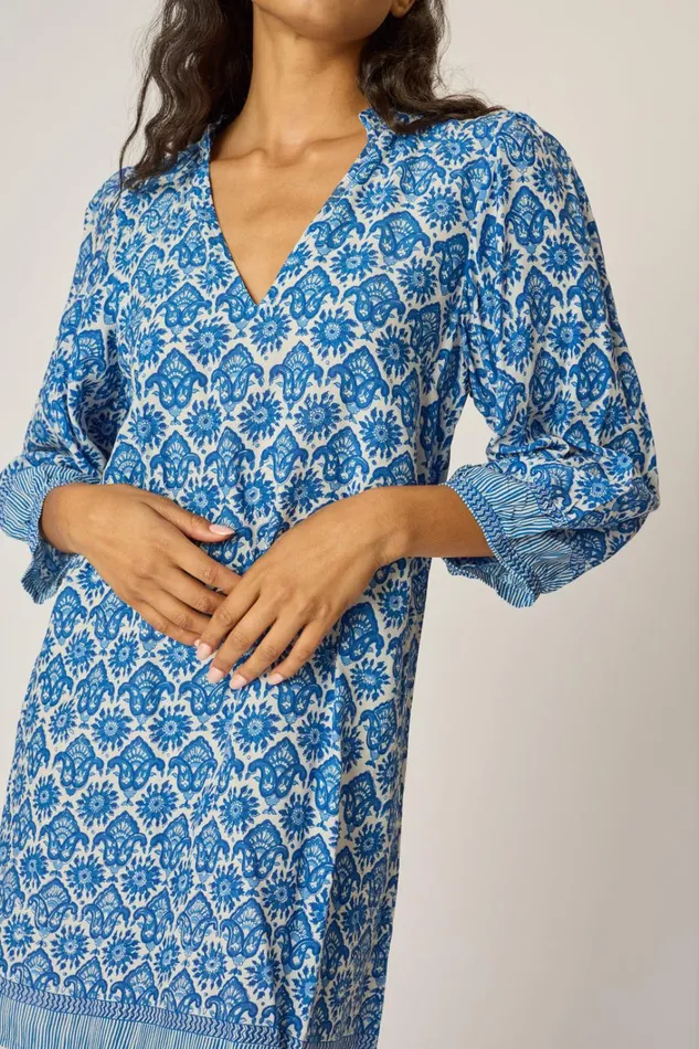 Women Natalie Martin Dresses Maria Dress Fleurdelis Blue