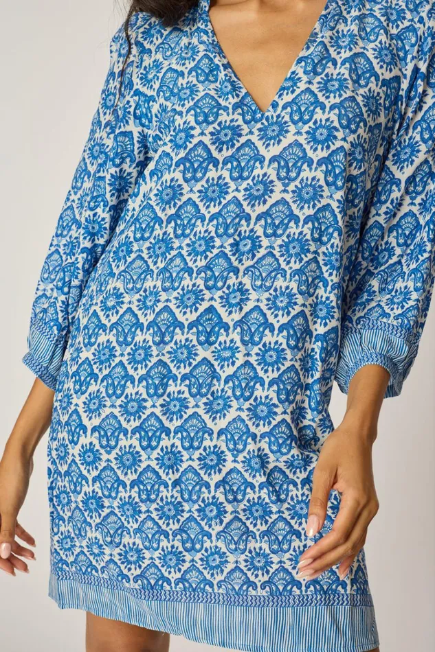 Women Natalie Martin Dresses Maria Dress Fleurdelis Blue