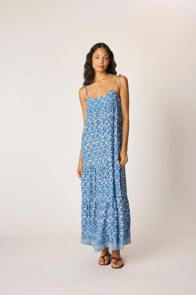 Women Natalie Martin Dresses Melanie Dress Fleurdelis Blue
