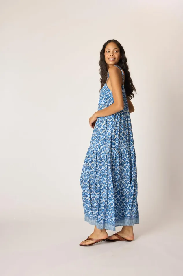 Women Natalie Martin Dresses Melanie Dress Fleurdelis Blue